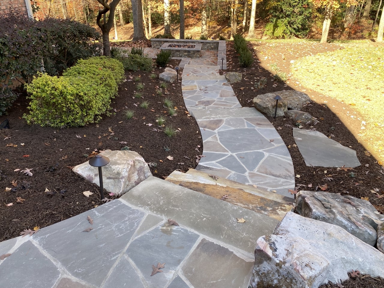 Natural Stone Walkway